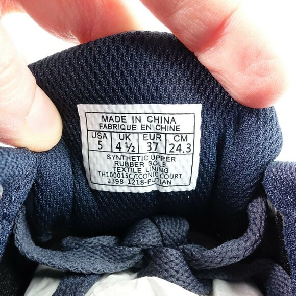 Tommy Hilfiger Iconic Court Sneaker TH100015C Navy - Picture 8 of 9